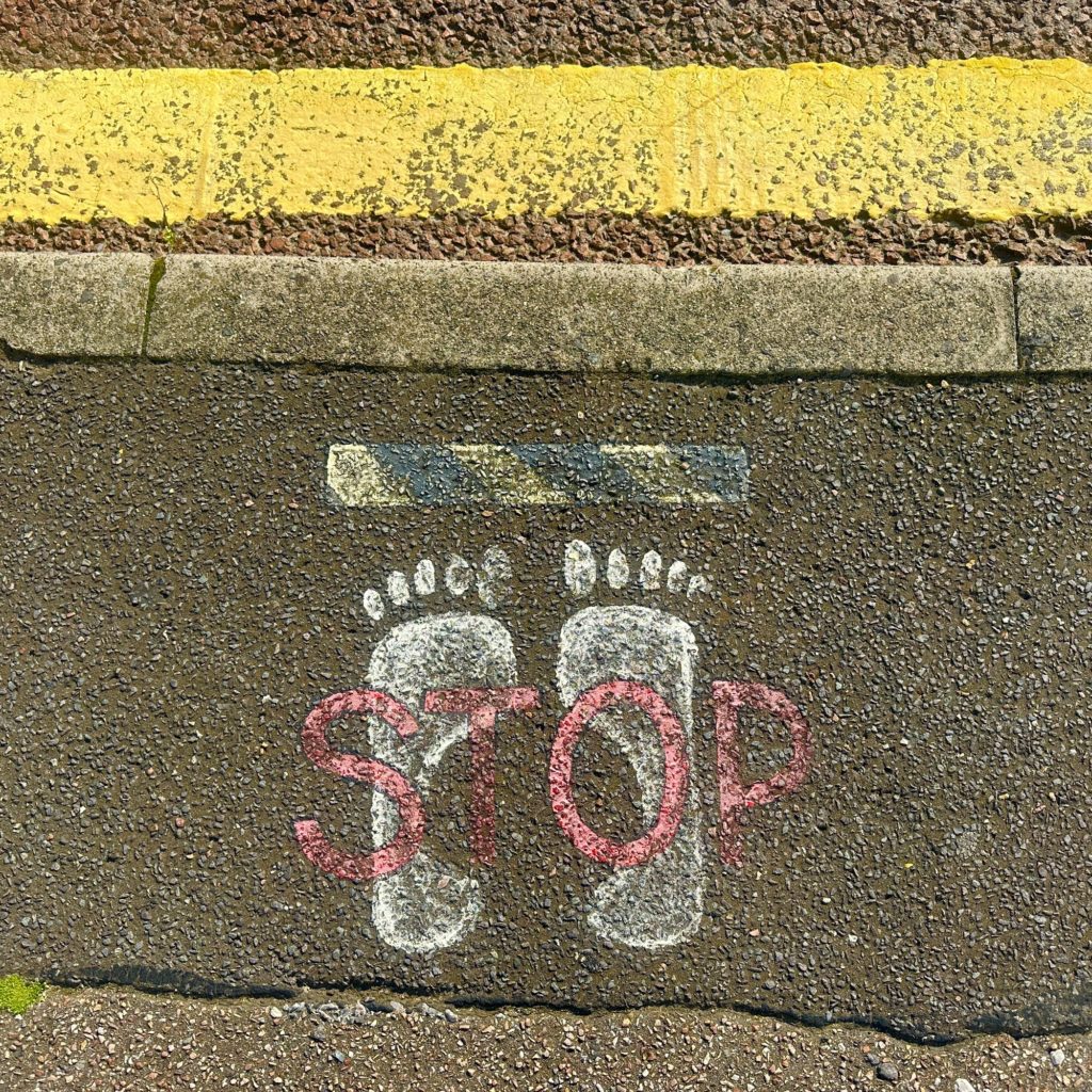On the street