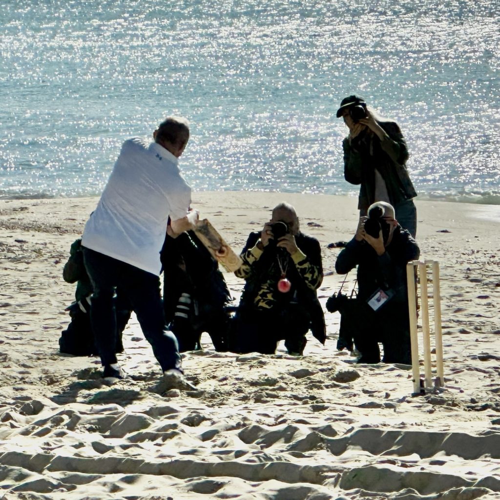 Ed Davy on Bournemouth beach