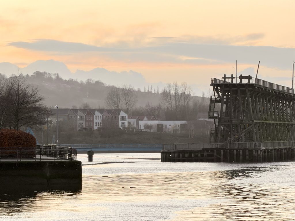 Sunset on the Tyne